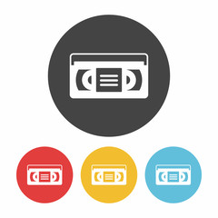 Sticker - video tape icon