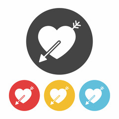 Sticker - love heart icon