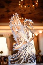 Decorative Ice Swan