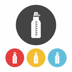 Canvas Print - water bottle icon