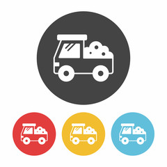 Poster - cargo truck icon