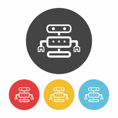 Poster - robot icon