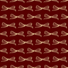 Bows Vector Seamless Pattern