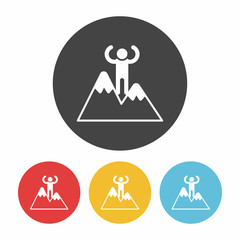 Sticker - climbing icon