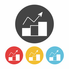 Canvas Print - Information chart icon