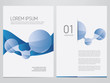 © aPERFECT - Vector brochure, annual report, flyer, magazine template. Modern blue corporate design.