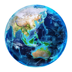east earth - 3d render