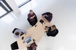 © .shock - aerial view of business people group on meeting