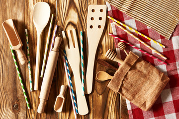 Canvas Print - Wooden utensils