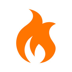 Wall Mural - Flame Fire Vector Icon