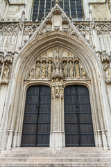 Cathedral of St. Michael and St. Gudula. Brussels, Belgium.