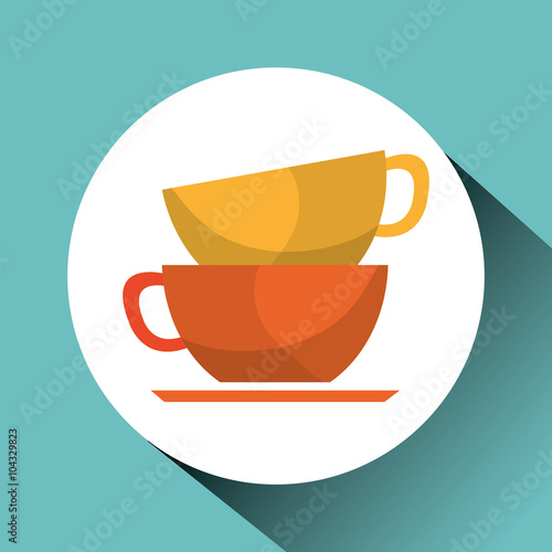 Naklejka na meble delicious coffee design 