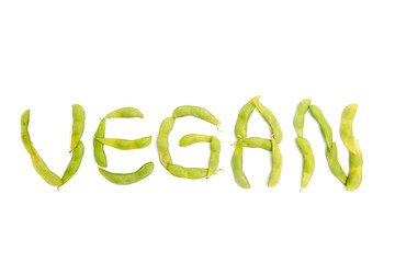 Poster - vegan with soybeans