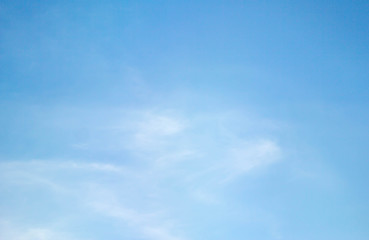 blue sky and white cloud