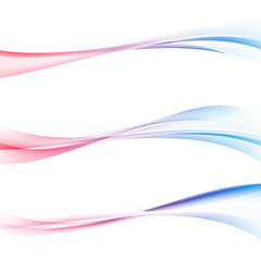 Wall Mural - three modern speed swoosh satin lines
