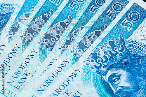 Fotografía Polish money bills