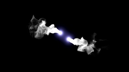 crashing beams. video opener, intro.