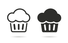 Cake - Vector Icon.