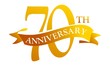 70 Year Ribbon Anniversary 