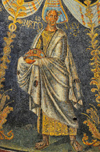 Ancient Roman Mosaic Of The Apostle Nathaniel