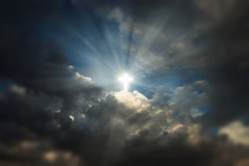 cross in sky