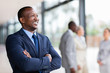 © michaeljung - african american businessman looking away