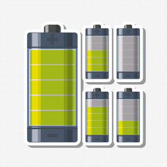 Poster - Battery icon design 