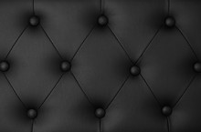 Black Upholstery Leather Background
