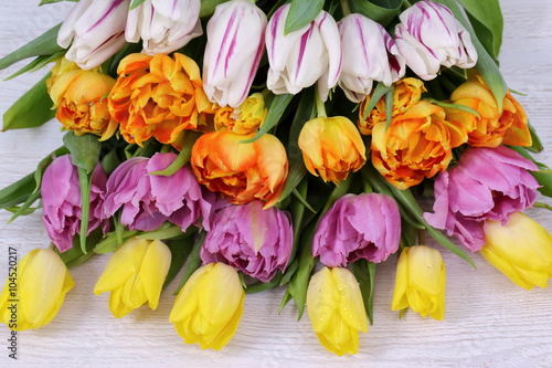 Naklejka na meble Tulipany