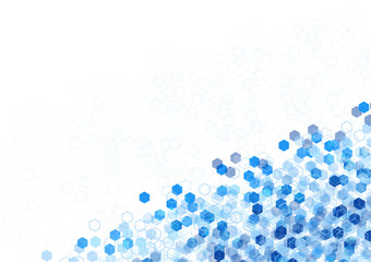 geometric hexagon abstract vector background