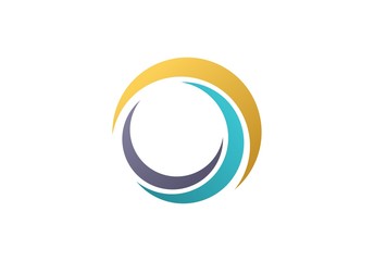 circle sphere logo,global nature elements symbol icon vector design