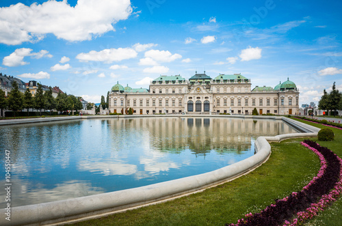Belvedere is a historic building complex in Vienna Poster
