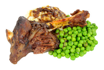 Wall Mural - Slow cooked Lamb Shank Meal