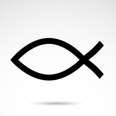 Christianity symbol - vector icon.