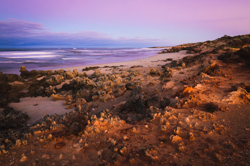 Wall Mural - Stony Rise Beach sunrise Little Dip Conservation Park