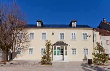 Wall Mural - Former Serbian embassy in Cetinje, Montenegro