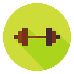 Sticker - Barbell Circle Icon