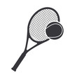 Tennis, racket, ball
