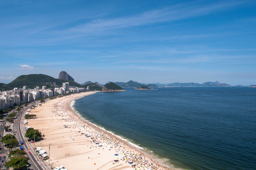 Fototapete - Famous Copacabana Beach in Rio de Janeiro, Brazil