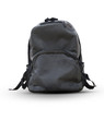 black backpack isolated on a white background [clipping path]