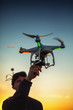 © ValentinValkov - Varna, Bulgaria - June 23 ,2015: Flying drone quadcopter Dji Pha