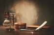 © Nejron Photo - Gentleman's accessories on a luxury wooden board