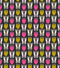 Poster - seamless floral pattern