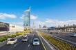 Modern highway in Dubai