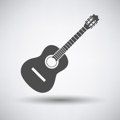 Wall Mural - Acoustic guitar icon