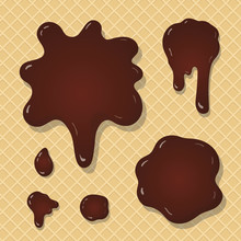 Chocolate Splash Background