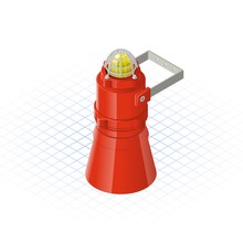 Isometric Beacon With Loudspeaker Alarm Horn Sounder A Safety Equipment Vector Illustration