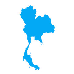 Naklejka na meble vector map of thailand