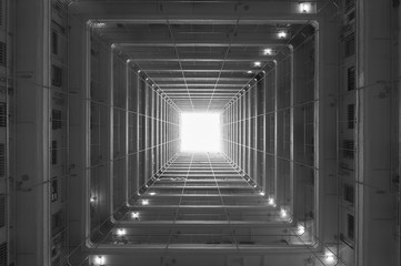 Aufkleber - Public estate in Hong Kong, viewed from bottom