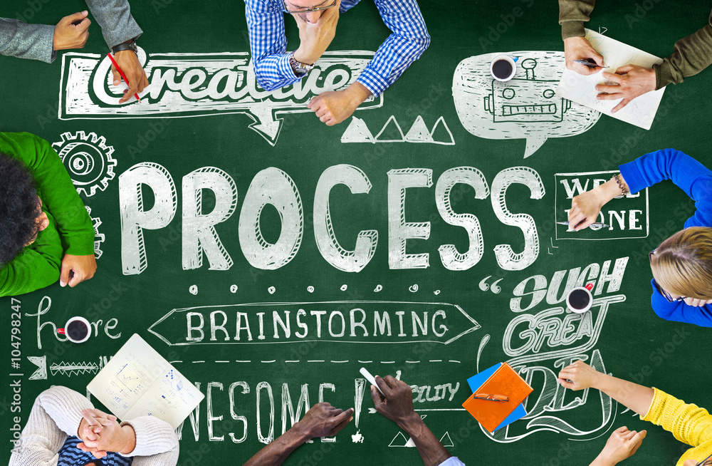 Process Production Method Step Procedure Concept Stock Photo | Adobe Stock